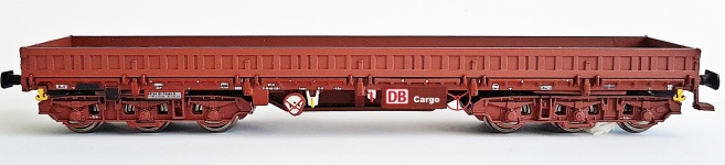NPE Modellbau NW22150 - H0 Niederbordwagen Samms-u 454 Rotbraun der DBAG; Ep. V